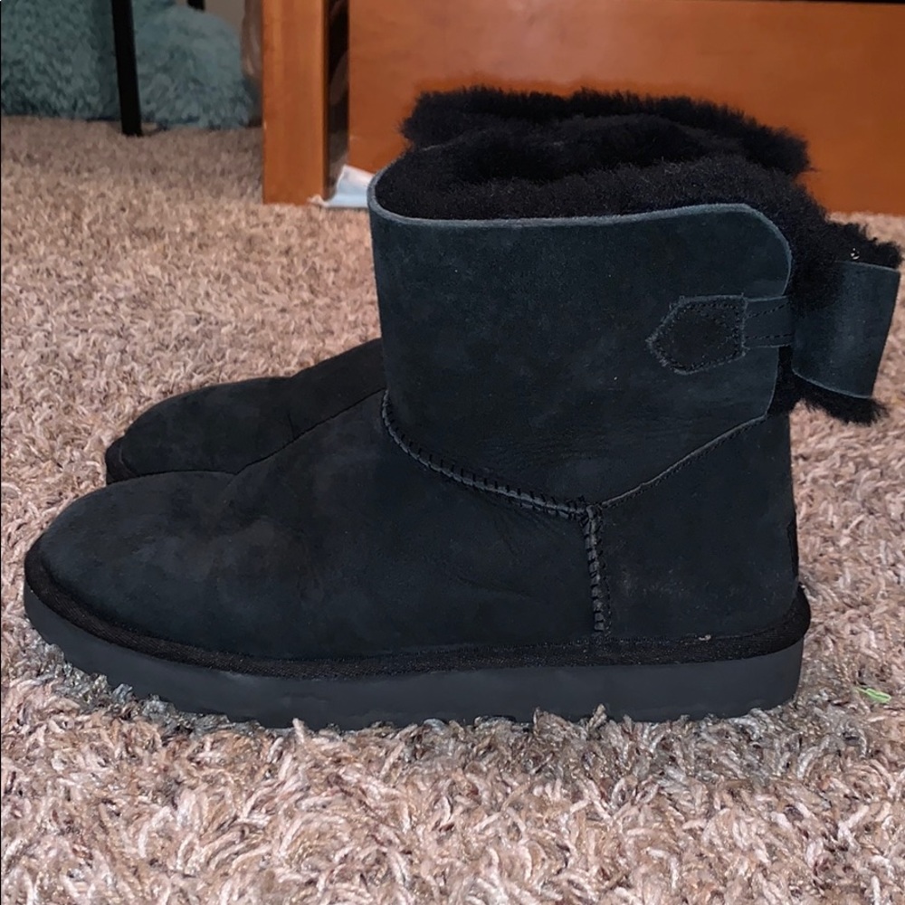Black UGG boots